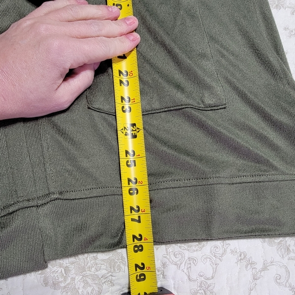 Maurices Olive Green Open-Front Cardigan Size Small - Picture 11 of 11